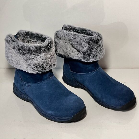 Muk Luks Ariel Water-Repellent Suede Winter Boots - Picture 1 of 6